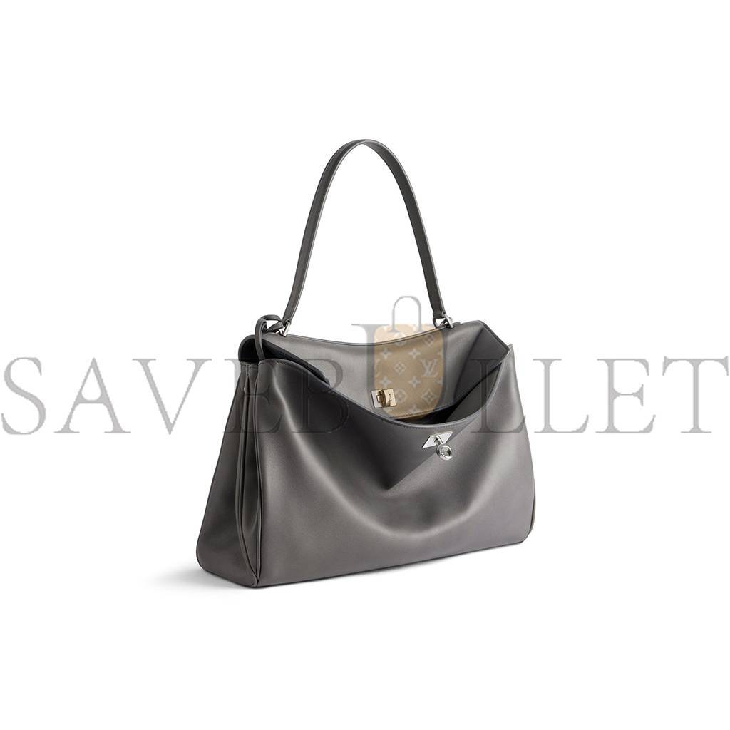 BALENCIAGA WOMEN'S RODEO MEDIUM HANDBAG IN GREY (35*23*11cm)